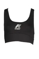 BLACK WOMEN'S K-WAY TOP
