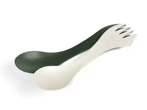Light my fire Spork medium BIO 2-pack sagegreen/cream Cestovní příbor