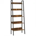 Boxxx REGÁL, hnědá, černá, uhlíková ocel, 60/170/30 cm