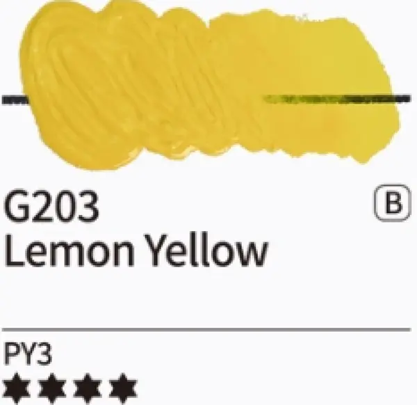Kvašové barvy Mijello – 203 Lemon Yellow