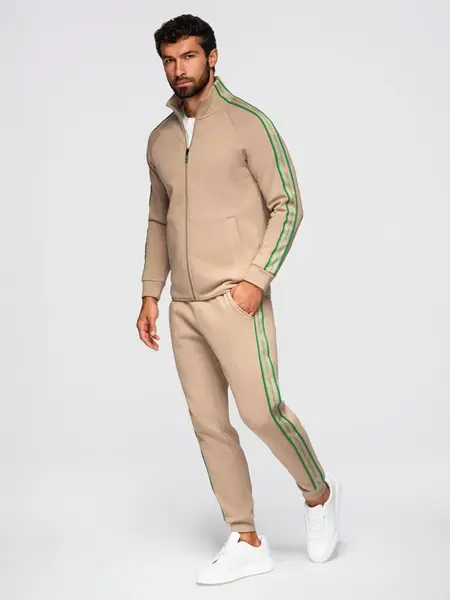 Ombre Men's elegant set suit vest + shorts