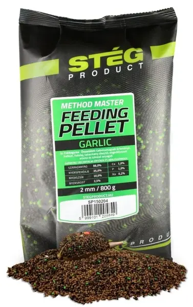 Stég pelety feeding pellet 800 g 2 mm - garlic