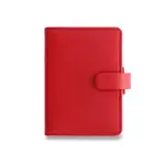 Mini diář Filofax Saffiano A8 červený