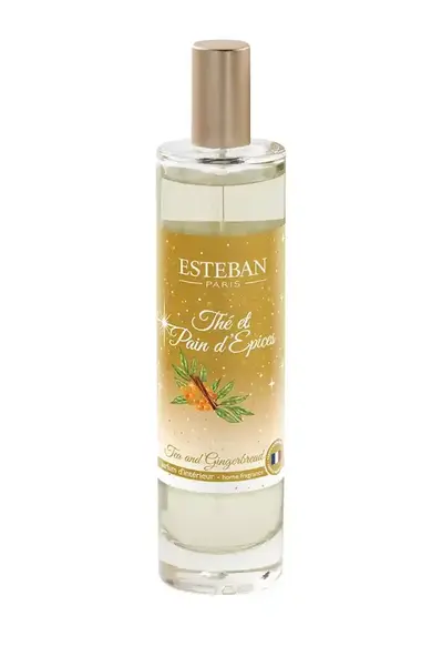 Esteban  Vonný sprej  Tea & Gingerbread Christmas Edition 75 ml
