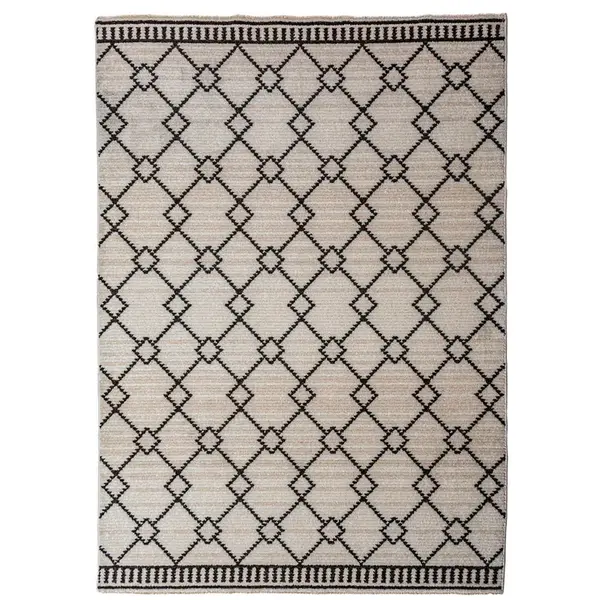 Flair Rugs TKANÝ KOBEREC, 160/230 cm černá