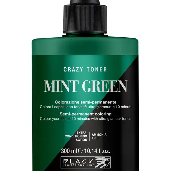 Barevný toner na vlasy Black Professional Crazy Toner - Mint Green (zelený) (154010) + dárek zdarma