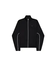 ALPHA INDUSTRIES Tepláková bunda 'Essential'  čierna / biela