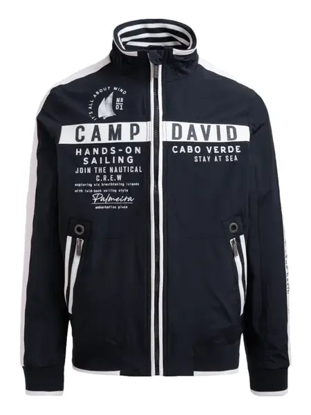 CAMP DAVID Prechodná bunda  námornícka modrá / biela