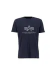 ALPHA INDUSTRIES Tričko  námornícka modrá / čadičová