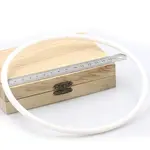 Plastic Macrame Wreath Floral Ring Hoop