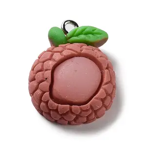 Fruits Opaque Resin Pendants