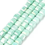 Electroplate Opaque Glass Beads Strands
