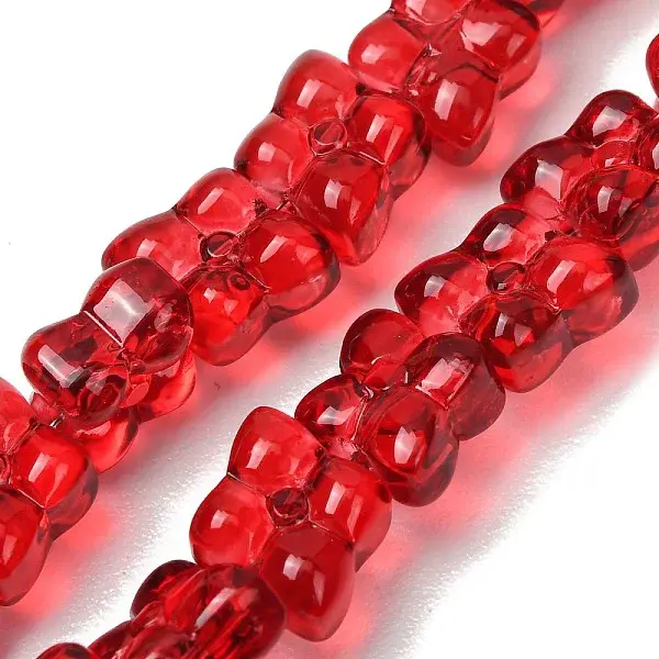 Transparent Glass Beads Strands