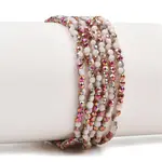 Electroplate Glass Beads Stradns
