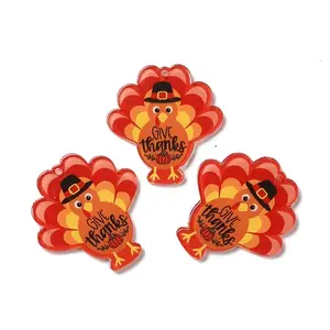 Thanksgiving Day Translucent Resin Pendants