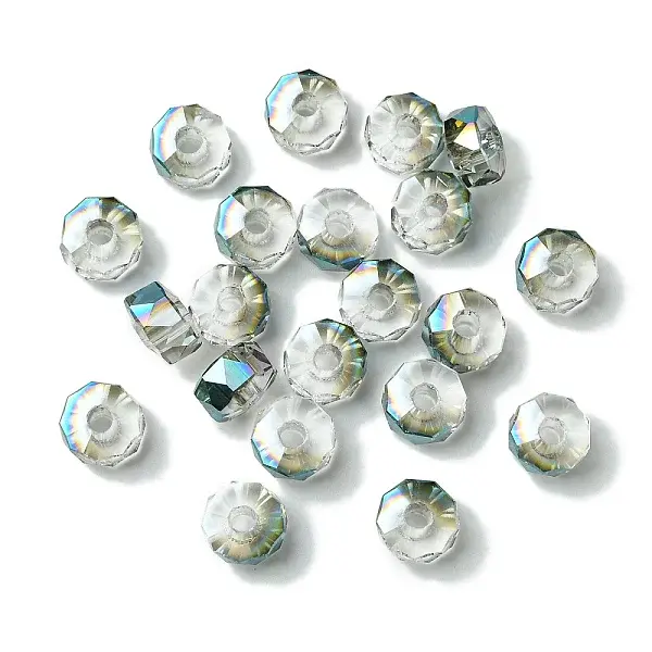 Transparent Electroplate Glass Beads
