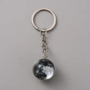 Platinum Tone Alloy Keychain