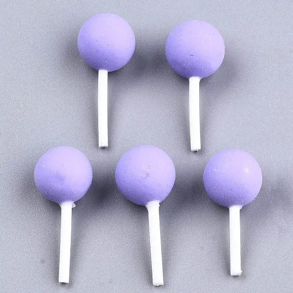 Handmade Polymer Clay 3D Lollipop Embellishments
