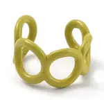 Alloy Enamel Cuff Rings
