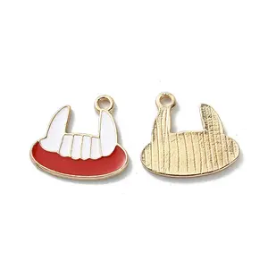 Rack Plating Alloy Enamel Pendants