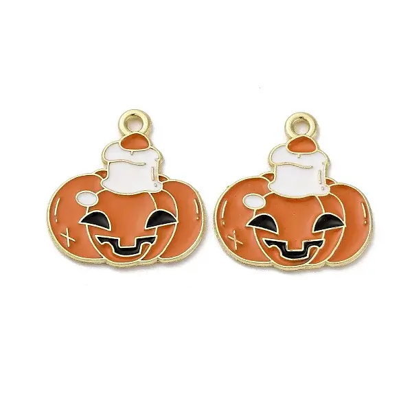 Halloween Alloy Enamel Pendants