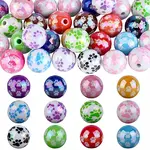 50Pcs 2 Styles Opaque Acrylic Beads