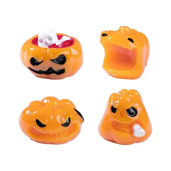 Halloween Pumpkin Opaque Resin Display Decoration