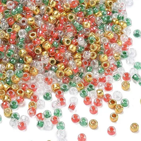 4 Colors 8/0 Christmas TOHO Round Seed Beads