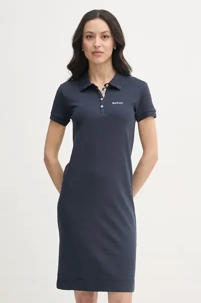 Barbour šaty s viskózou