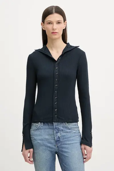 rag & bone tričko s dlouhým rukávem dámské s viskózou