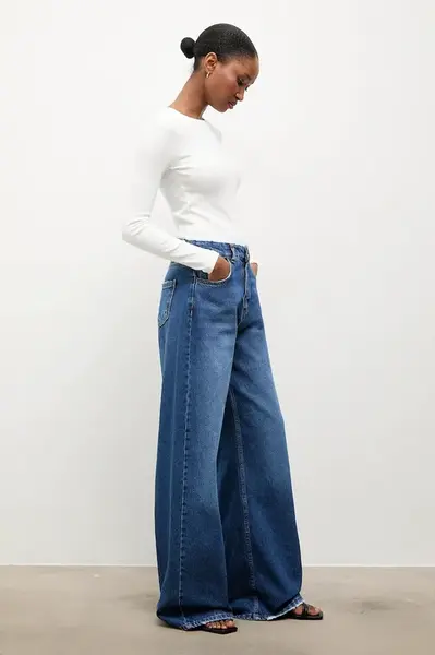 Answear.LAB wide leg džíny dámské