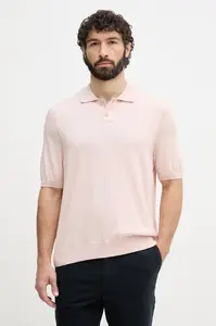 BOSS Orange  polo pánské s bavlnou