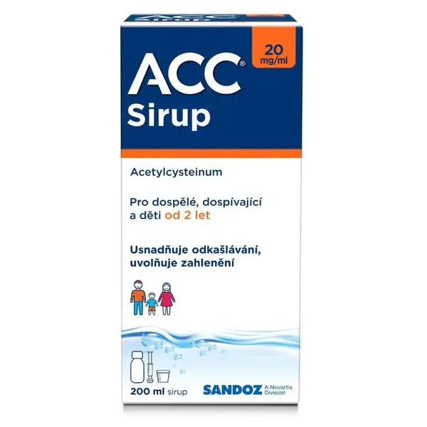 ACC 20 mg sirup 200 ml