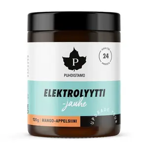 Puhdistamo Electrolyte Powder mango orange 120 g