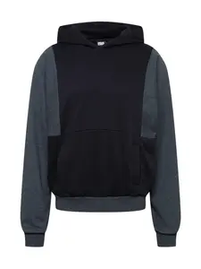 Urban Classics Mikina  tmavosivá / čierna