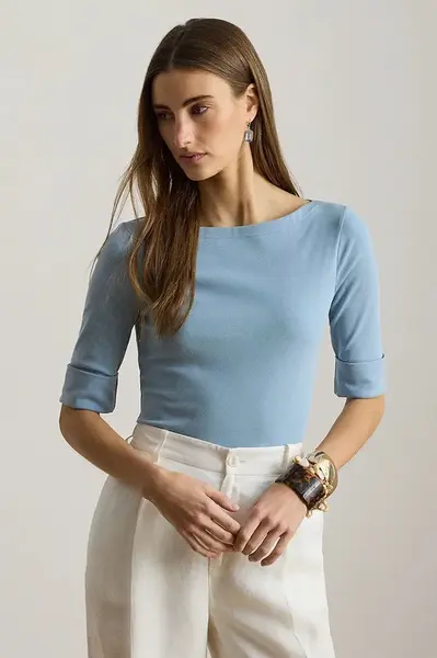 Lauren Ralph Lauren tričko dámske s bavlnou