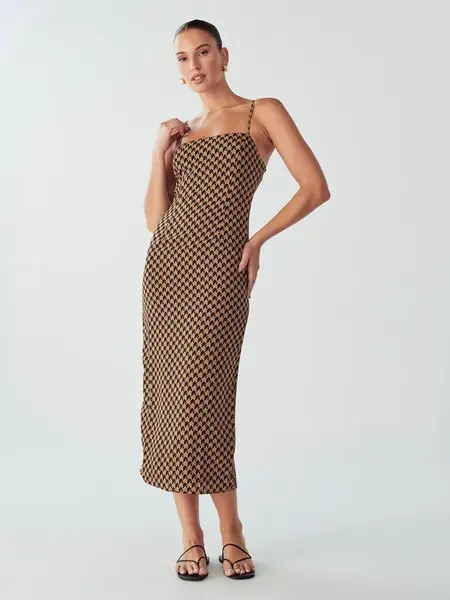 Willa Šaty 'Leonardo'  béžová / čierna