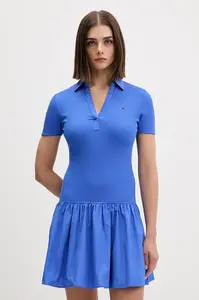 Tommy Jeans šaty s bavlnou