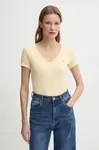 Tommy Jeans tričko dámske bavlnené s elastanom