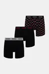 HUGO boxerky pánské bavlněné s elastanem BOXERBR TRIPLET DESIGN 3-pack
