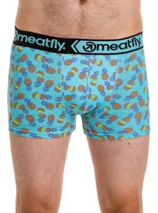 Meatfly pánské boxerky Balboa Boxershorts Double Pack Pineapple | Černá | Velikost XL