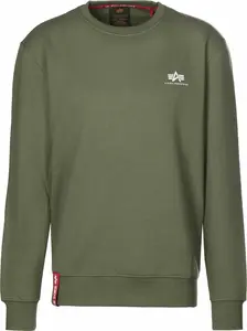 ALPHA INDUSTRIES Mikina  olivová / biela