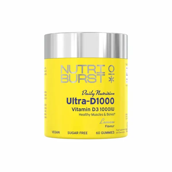 Nutriburst Ultra D1000 gummies citrón