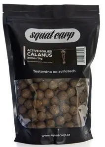 Squat carp active boilies calanus - 1 kg 20 mm