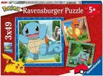 Puzzle Pokémon Ravensburger - Vypusťte Pokémony 3x49 dílků