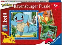 Puzzle Pokémon Ravensburger - Vypusťte Pokémony 3x49 dílků