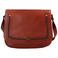 Dámská kožená crossbody kabelka hnědá - Katana Versa B