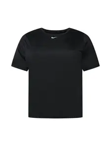 NIKE Funkčné tričko  čierna / biela
