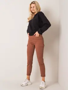 Pants-D60027T62072-brown