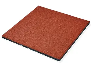 GUMOVÁ DLAŽBA MAX3 - červená, 500x500x25mm